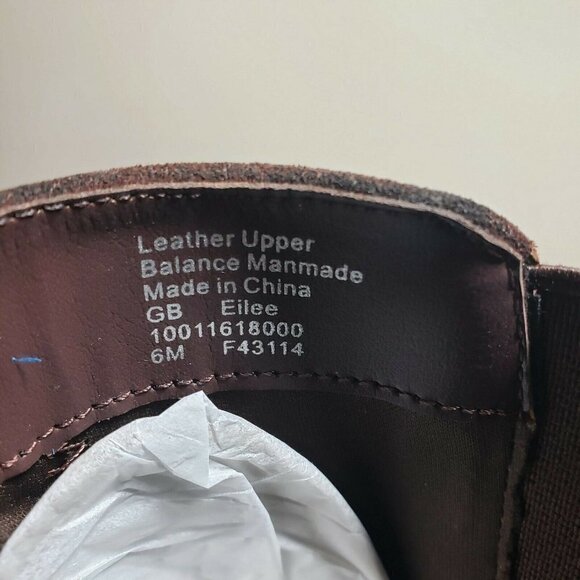 Giani Bernini Womens Brown Leather Slip On Almond Toe Booties Ankle Boots Sz 6M - Picture 9 of 9